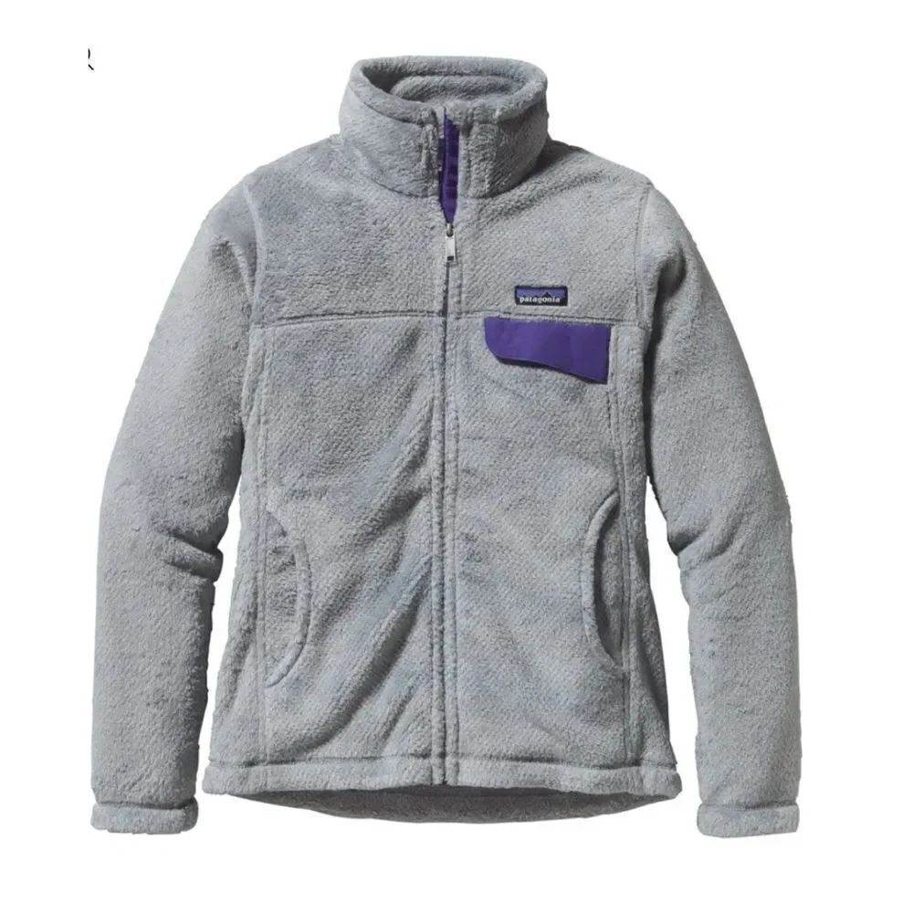 Patagonia
Full-Zip Re-Tool Jacket in Tailored Grey - W/Harvest Moon Blue Size M